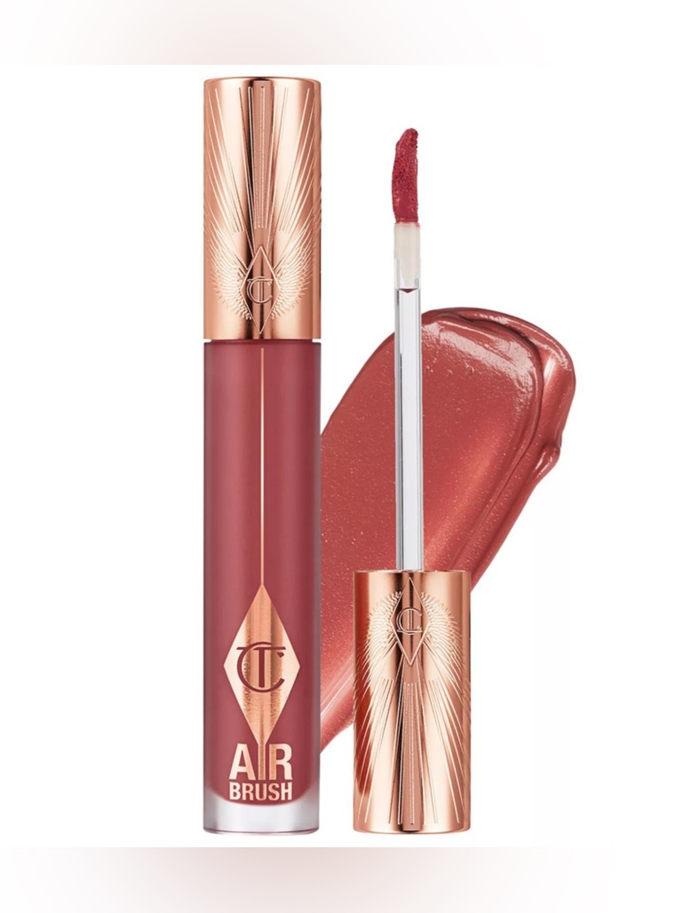 Charlotte Tilbury Airbrush Flawless Matte Lip Blur Liquid Lipstick - Pillow Talk